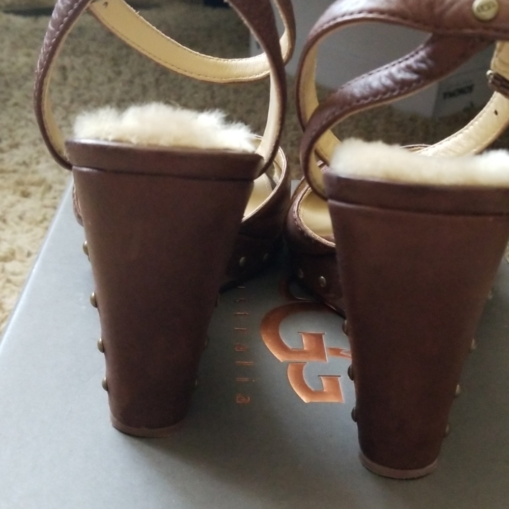 UGG Rochelle Wedge Sandals - Picture 3 of 5